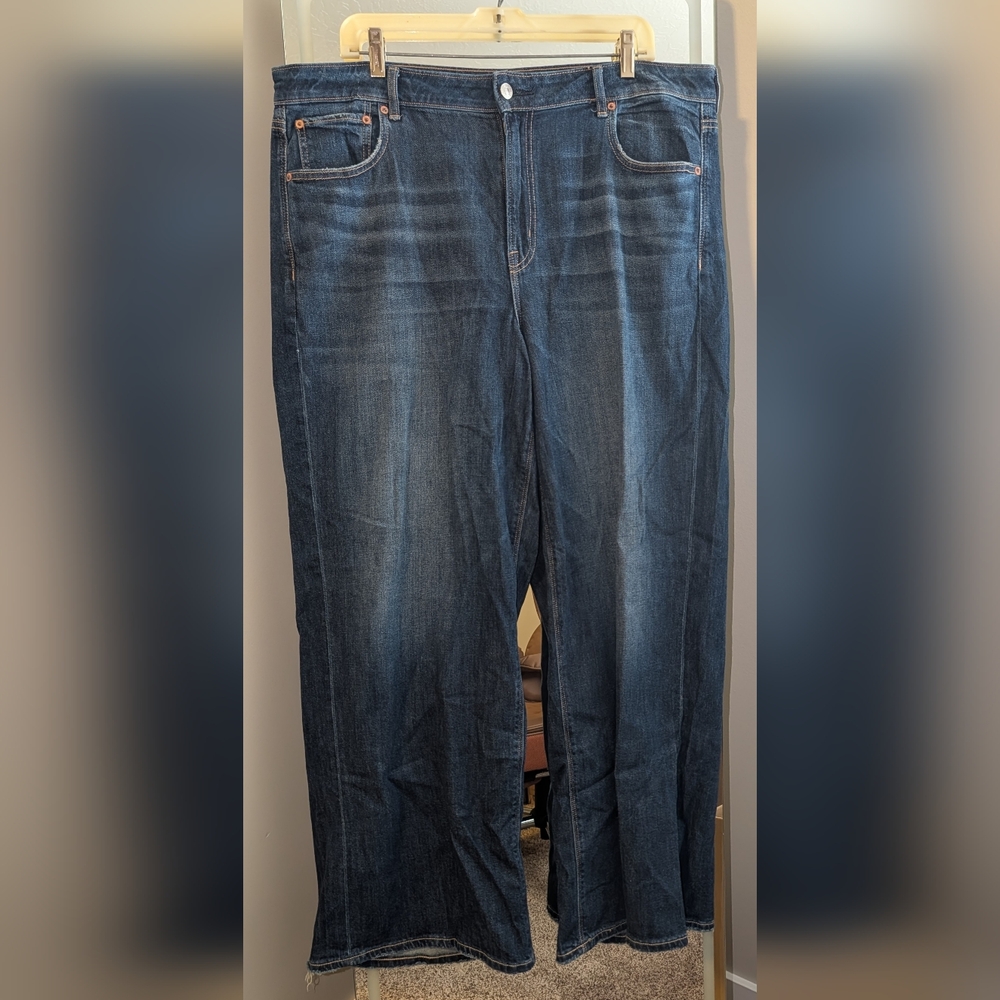 Classic Dark Wash Denim Jeans